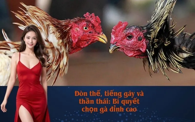 Đòn thế, tiếng gáy và thần thái: Bí quyết chọn gà đỉnh cao