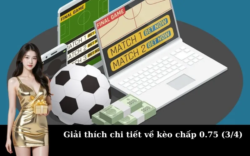 Giải thích chi tiết về kèo chấp 0.75 (3/4)