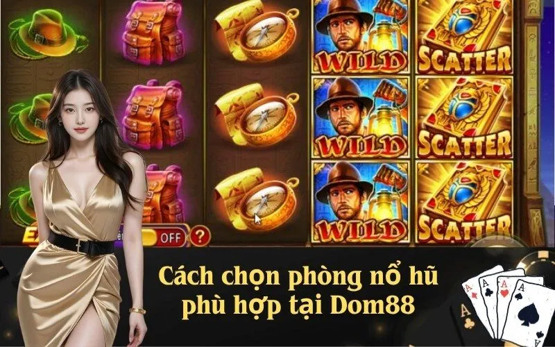 Cách chọn phòng nổ hũ phù hợp tại Dom88