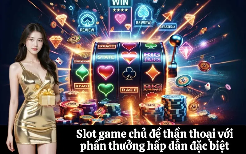 Slot game chủ đề thần thoại với phần thưởng hấp dẫn đặc biệt